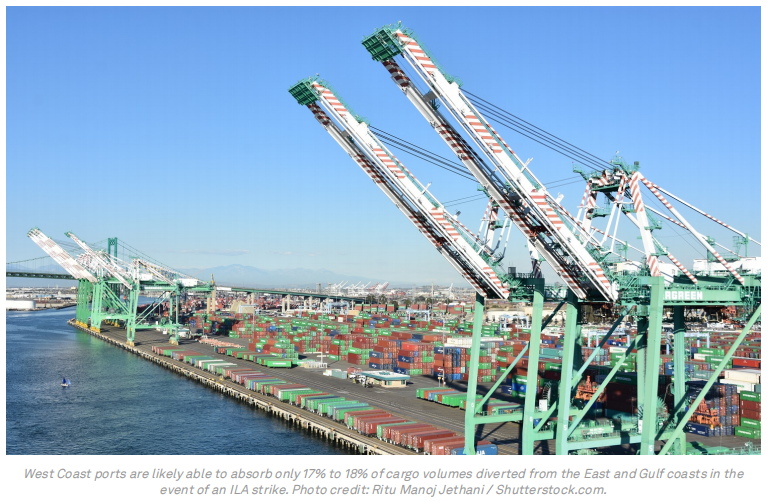 Weeklong ILA strike would tie up about 2% of global shipping capacity: HSBC